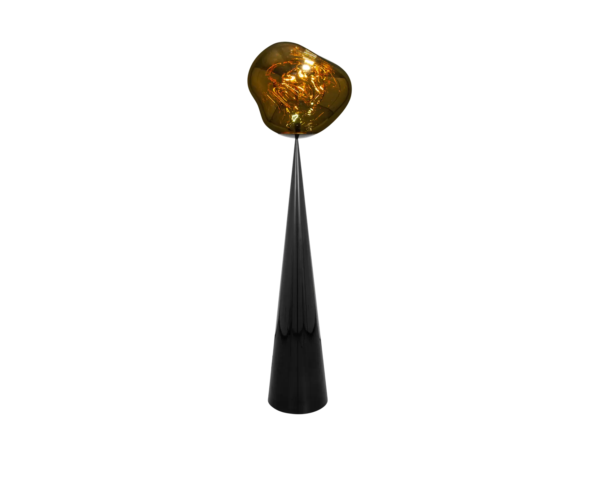Tom Dixon Melt Cone Fat Floor Gold Stehleuchte